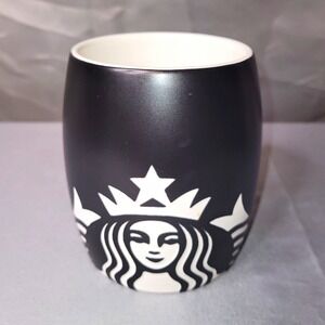 Starbucks 2011 Black & White Mermaid Logo Coffee & Tea Mug Original